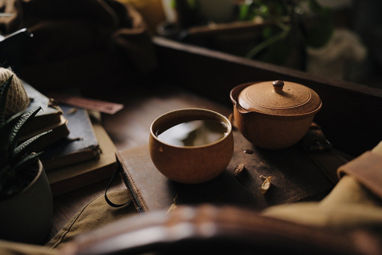 tea, pottery, teatime