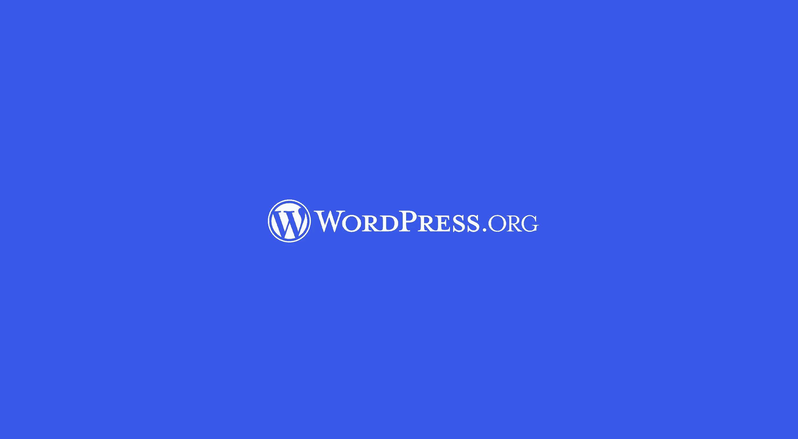 Wordpress org logo banner